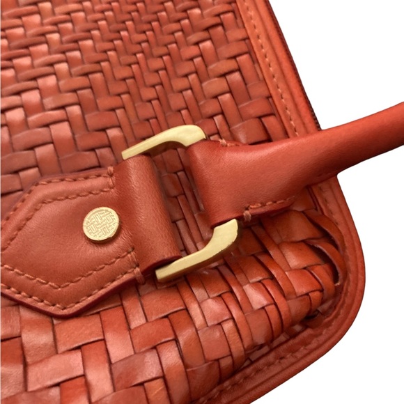Cole Haan Woven Bag-Terracotta Orange-Amazing & Wonderful Conditon - Picture 8 of 12